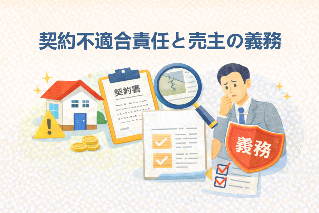 不動産の契約不適合責任と売主の義務 | 不動産物件 売却・買取・投資の基礎知識